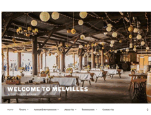 Tablet Screenshot of melvilles.com.au